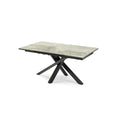 Oakwood Brando Gloss Ceramic Extending Dining Table Grey