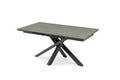 Oakwood Brando Matte Grey Ceramic Extending Dining Table