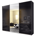 Oakwood Rauch Kulmbach Glass and Mirror Front 3 Sliding Door Wardrobe