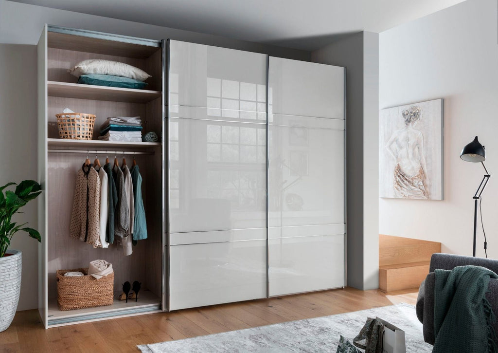 Oakwood Wiemann Rialto White Sliding door wardrobe - Height 217CM