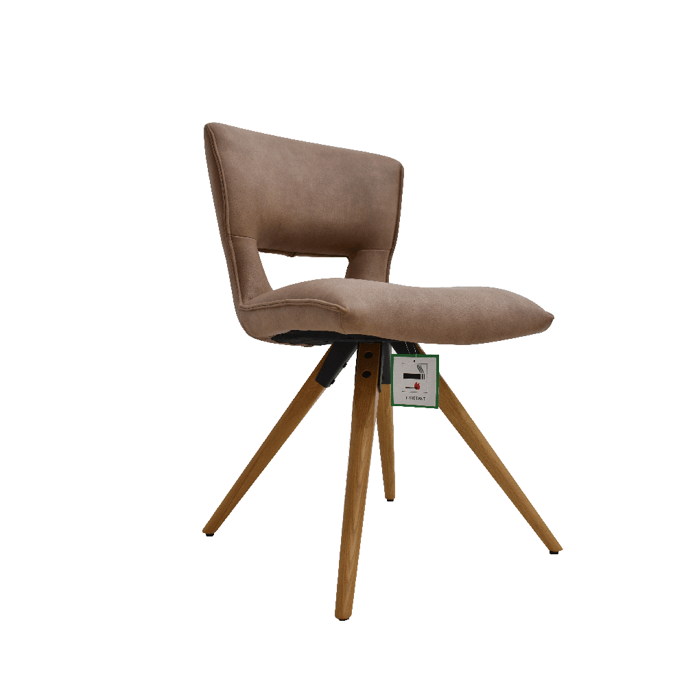 Oakwood 2x Toronto Dining Chair - Neutral Taupe