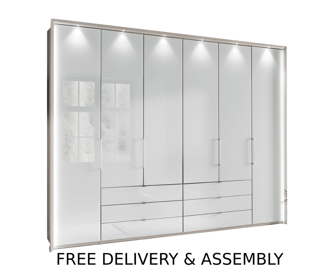 Oakwood Wiemann Kansas 6 Door Combi Wardrobe