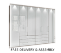 Oakwood Wiemann Kansas 6 Door Combi Wardrobe
