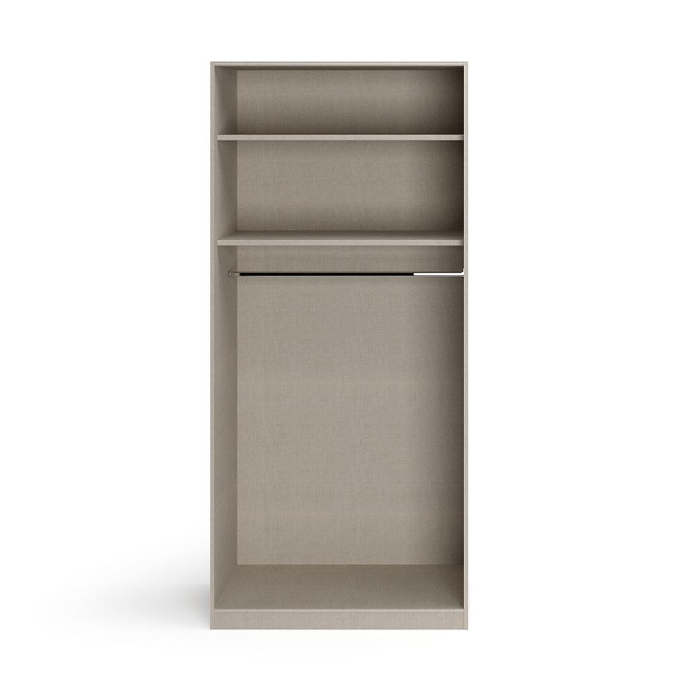 Oakwood Rauch Zenaya 2 Door Hinged Wardrobe With Mirror
