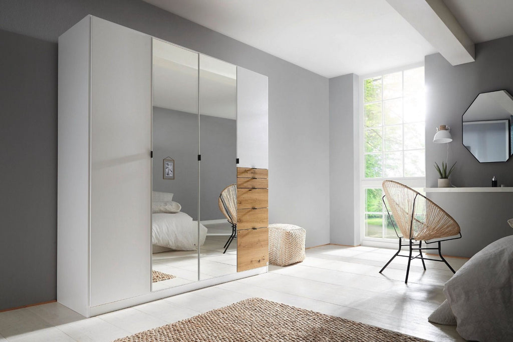 Oakwood Rauch Ontario 4 Door Combi Wardrobe