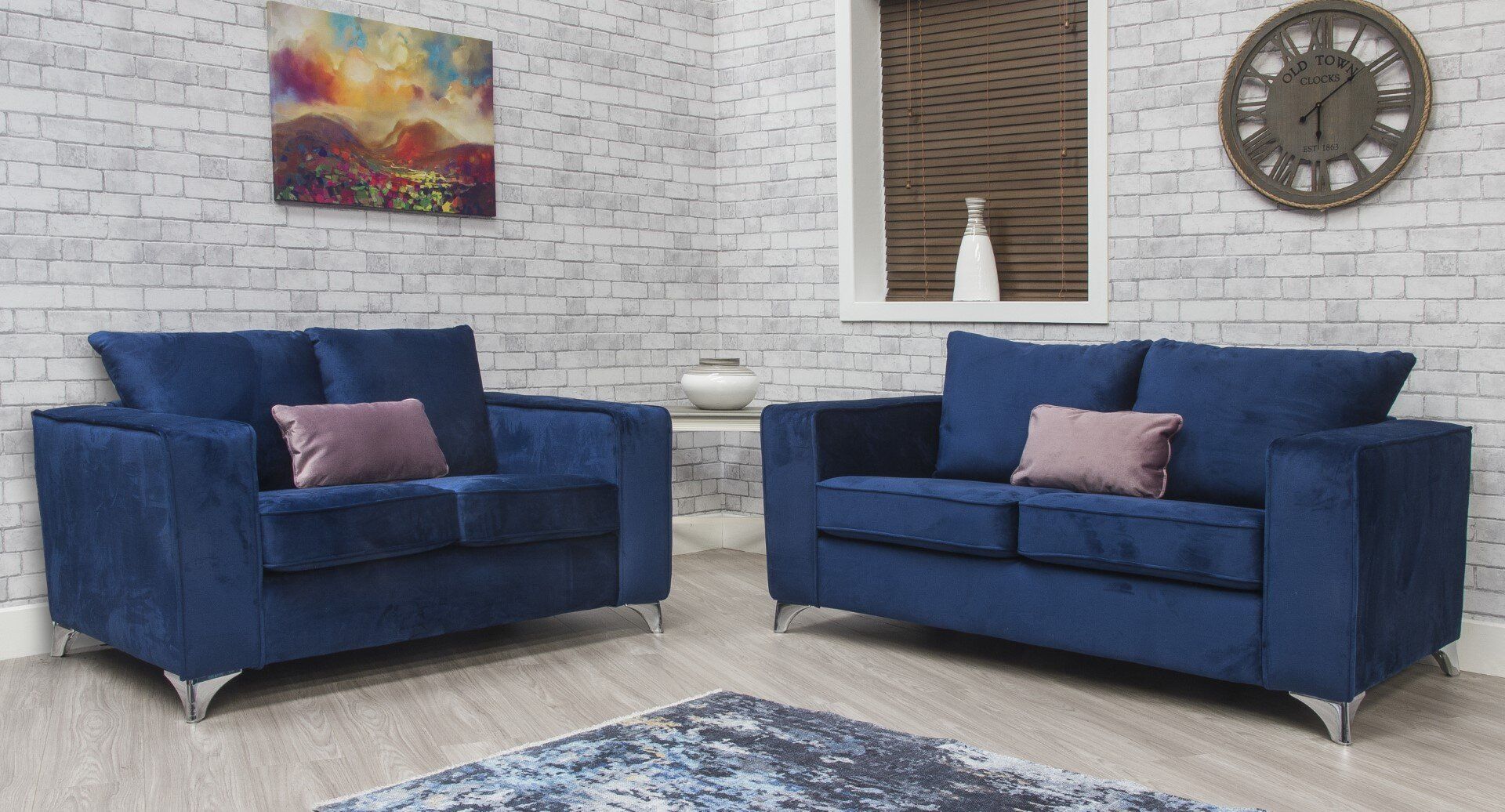 Oakwood Catania Chesterfield 2 Seater Sofa