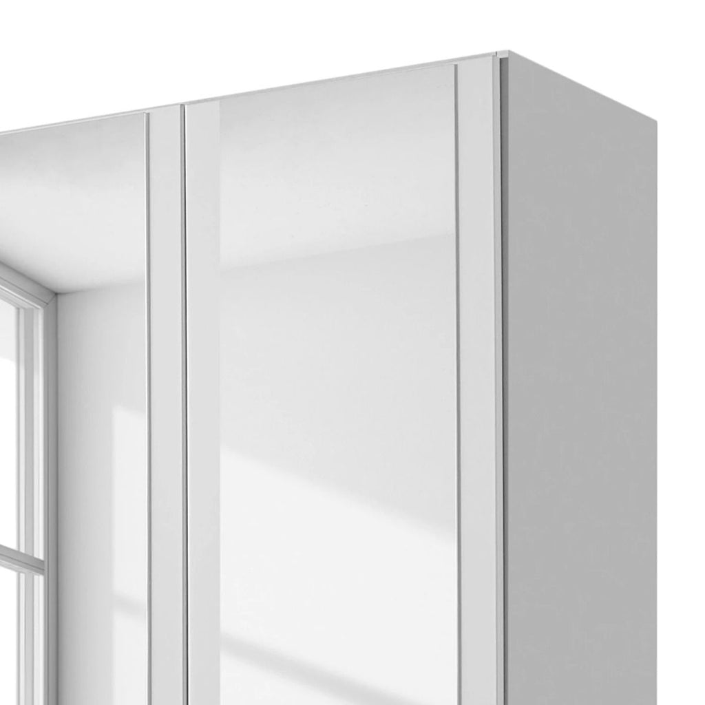 Oakwood RAUCH TUBINGEN White 4 Door Hinged wardrobe