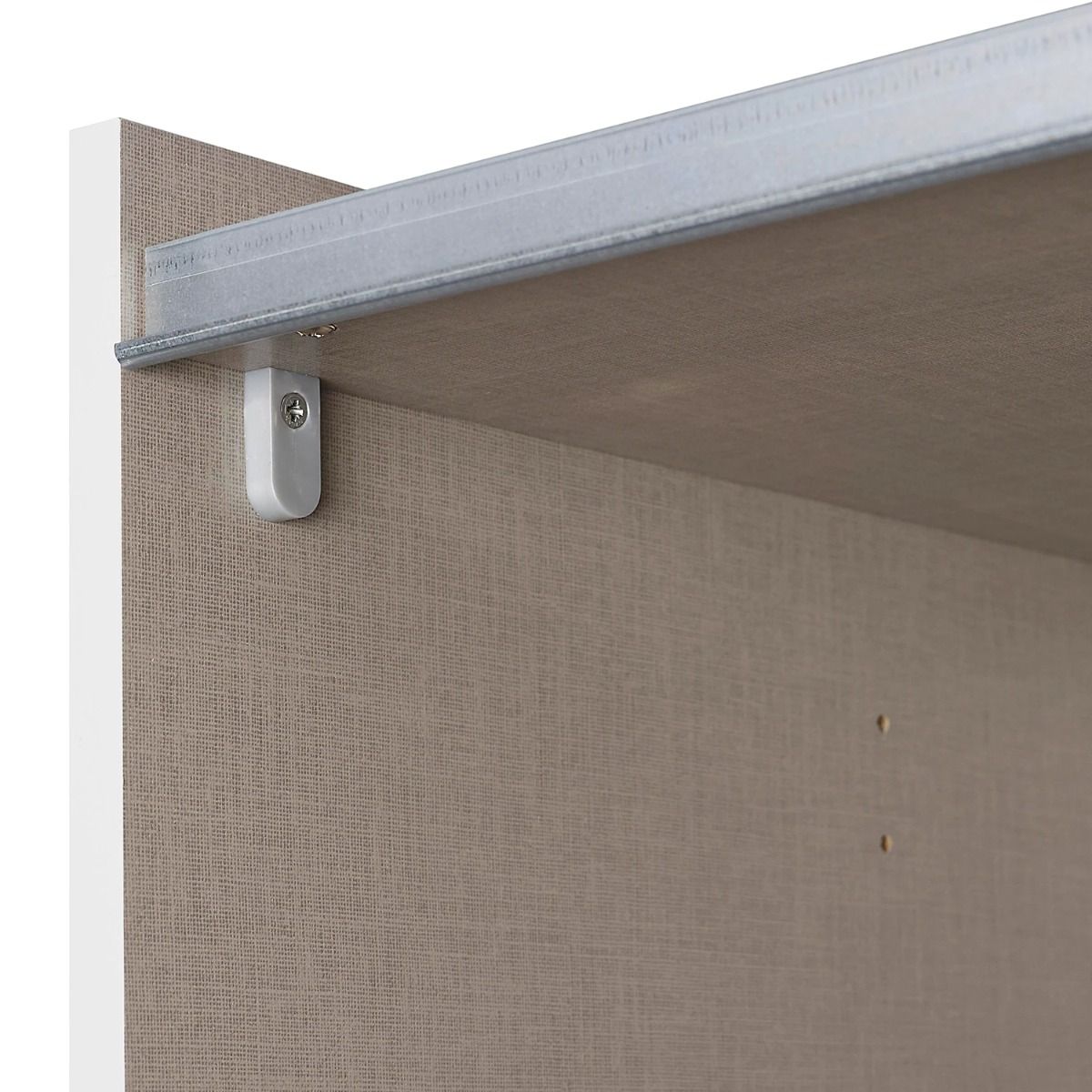 Oakwood Rauch Korbach Metallic Grey Stone Grey 218CM 2 Sliding Door Wardrobe