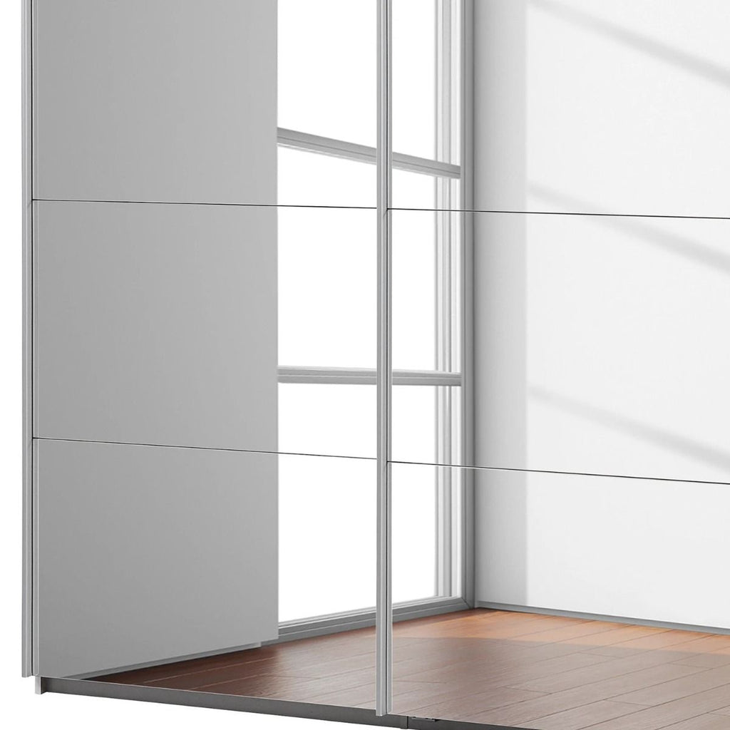 Oakwood Rauch Quadra Full Mirrored 3 Sliding Door Wardrobe