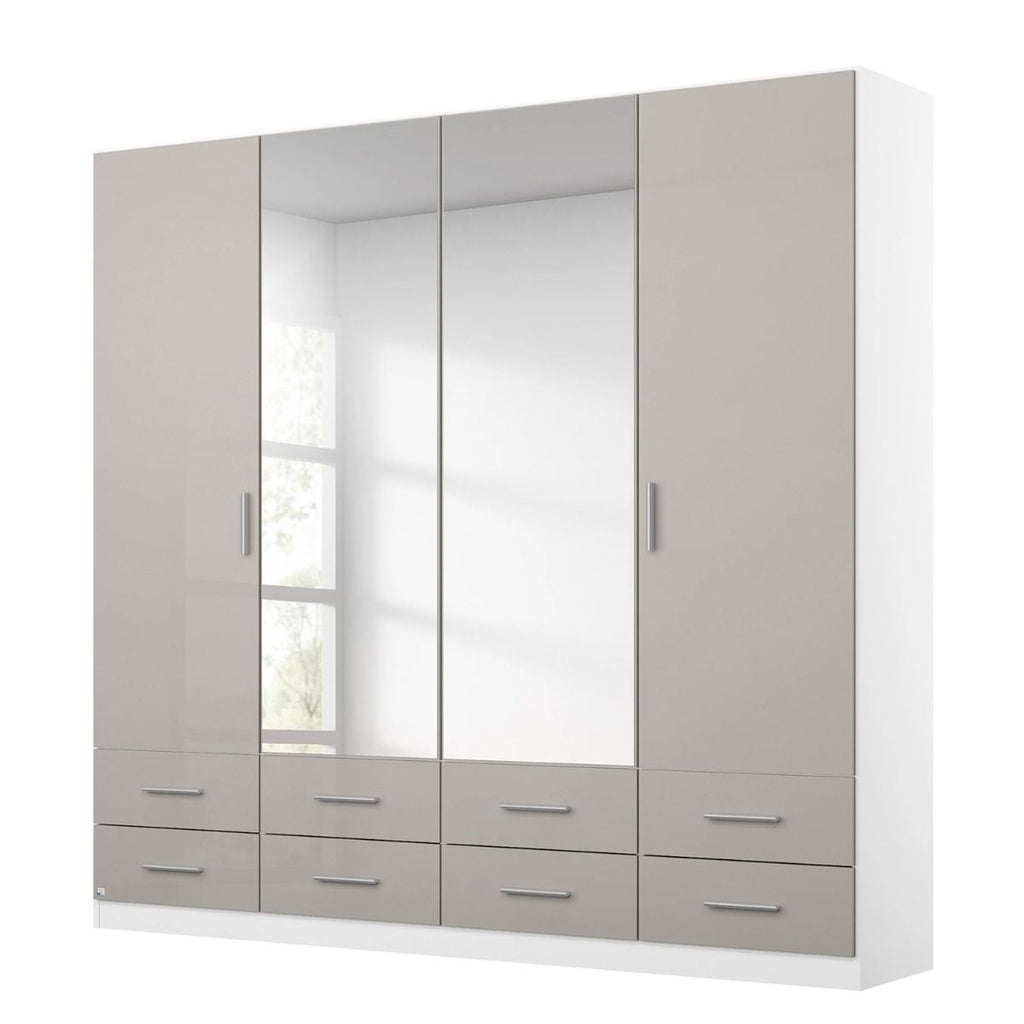 Oakwood Rauch Stuttgart 4 Door Combi Wardrobe With Bottom Drawers W181 x H210CM