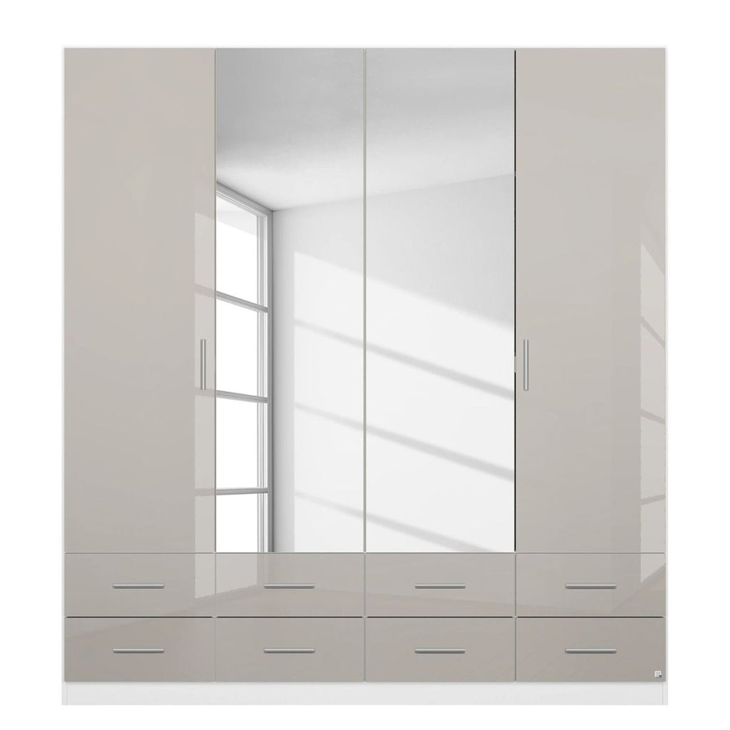 Oakwood Rauch Stuttgart 4 Door Wardrobe With Drawers