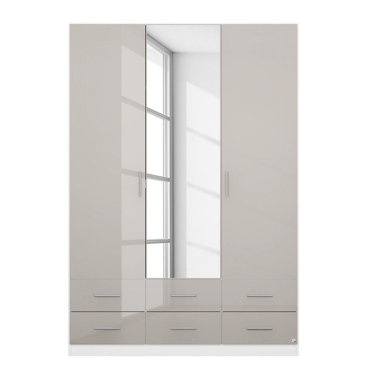 Oakwood Rauch Stuttgart 3 Door Combi Wardrobe 136x210 CM