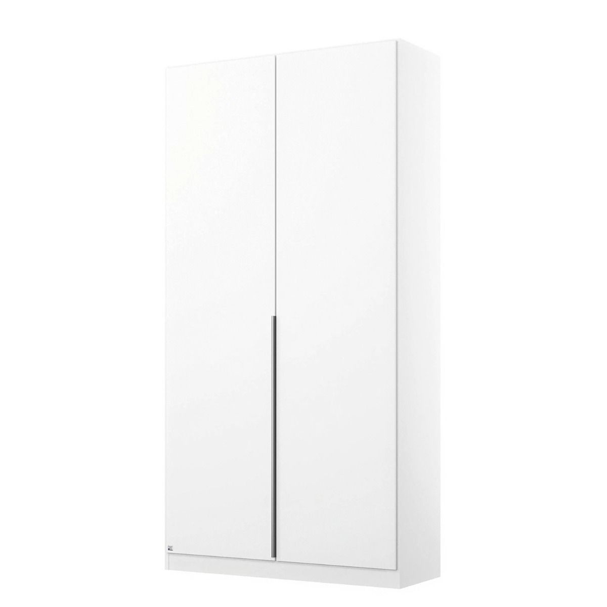 Oakwood Rauch Alabama White 2 Door Hinged Wardrobe