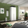 Oakwood Rauch Alabama White 2 Door Hinged Wardrobe