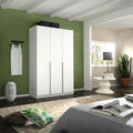 Oakwood Rauch Alabama Alpine White 3 Door Hinged Wardrobe