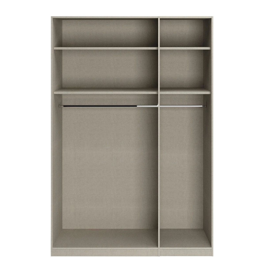 Oakwood Rauch Alabama White 3 Door Hinged Wardrobe