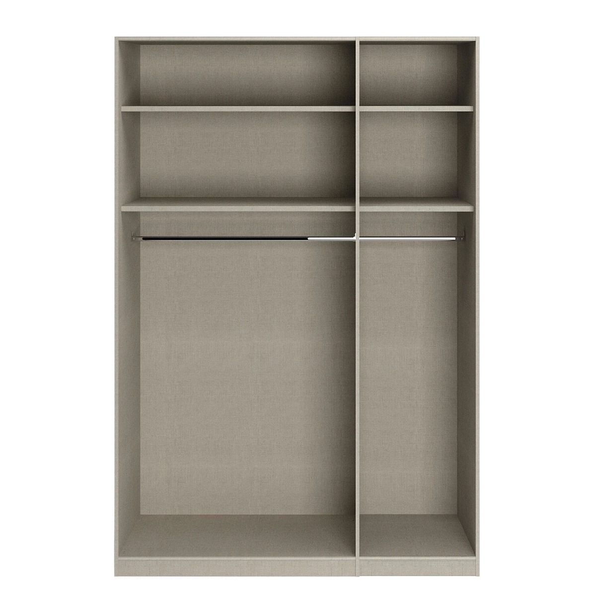 Oakwood Rauch Alabama White 3 Door Hinged Wardrobe