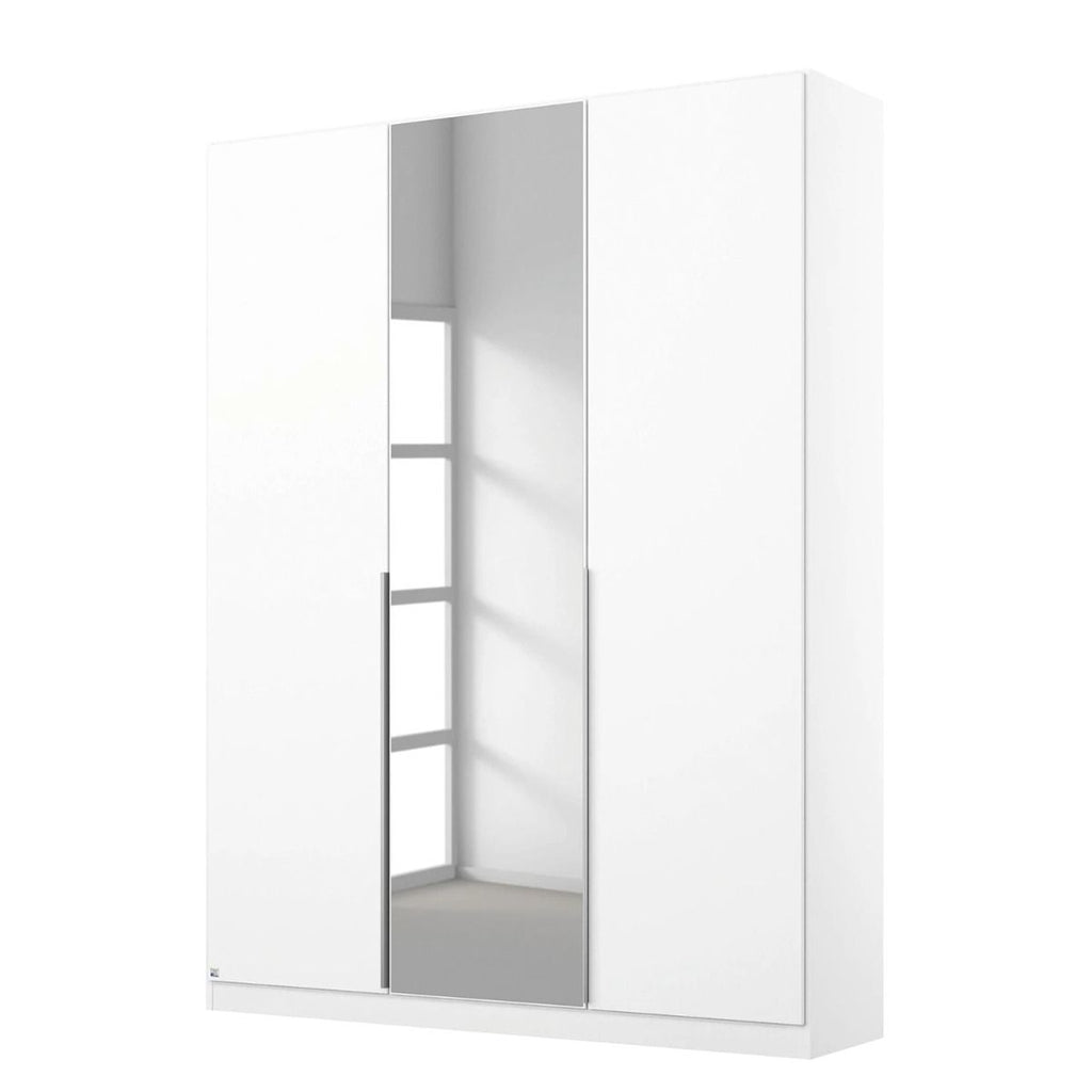 Oakwood Rauch Alabama White 3 Door Hinged Wardrobe