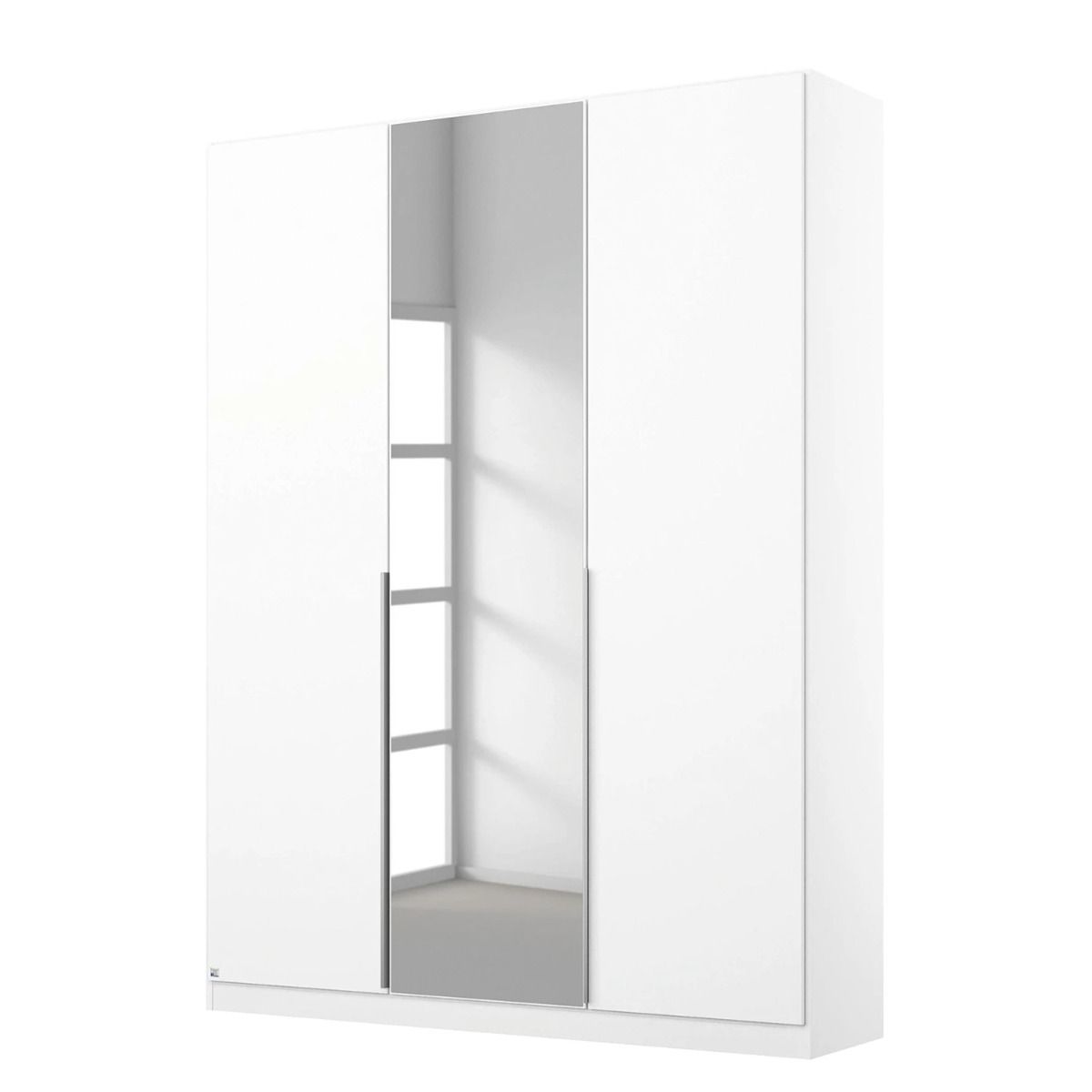 Oakwood Rauch Alabama White 3 Door Hinged Wardrobe