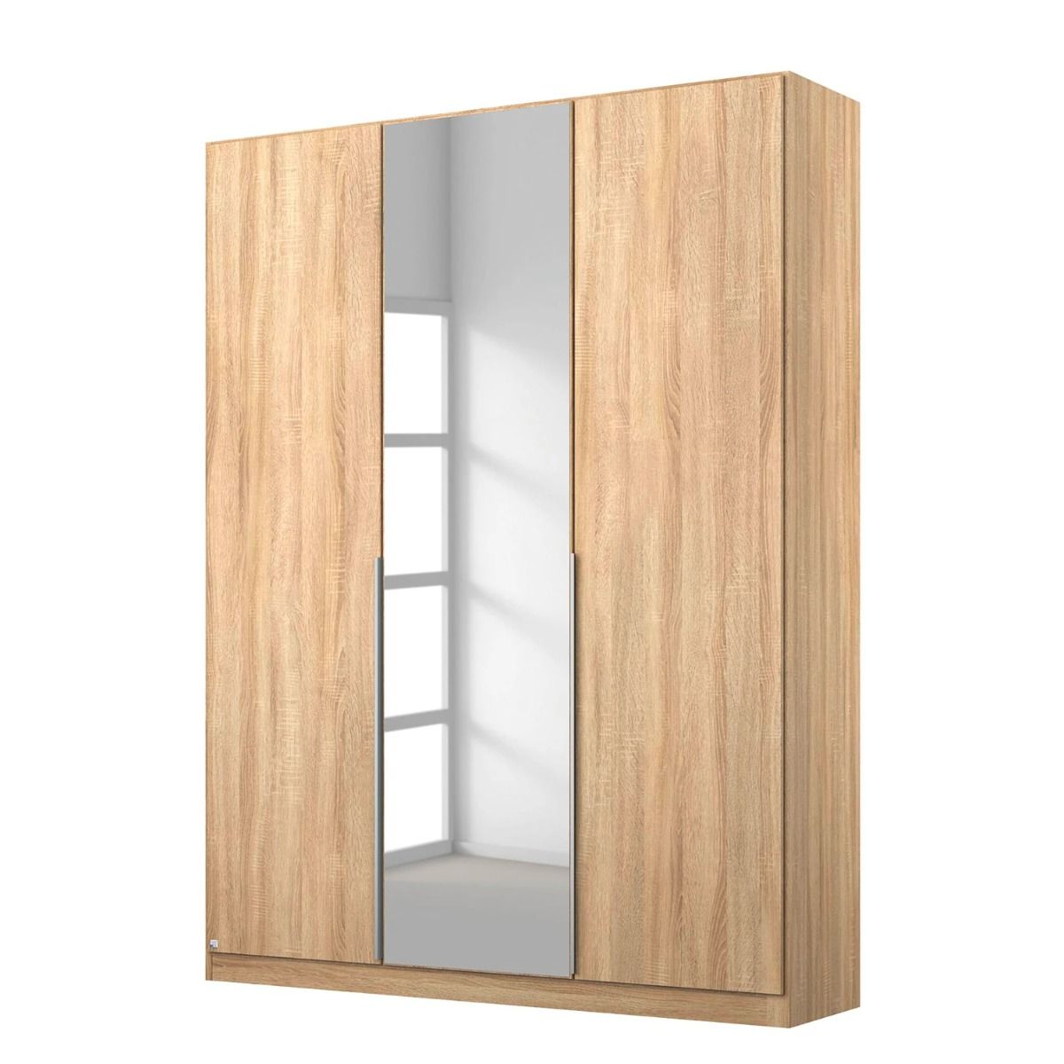 Oakwood Rauch Alabama Sonoma Oak 3 Door Hinged Wardrobe