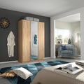 Oakwood Rauch Alabama Sonoma Oak 3 Door Hinged Wardrobe