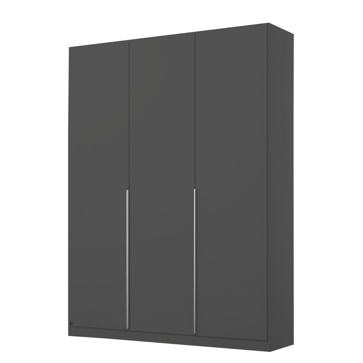 Oakwood Rauch Alabama Metallic Grey 3 Door Hinged Wardrobe