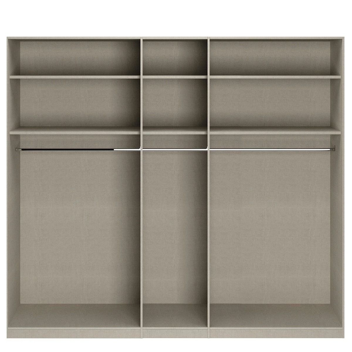 Oakwood Rauch Alabama High Polish With Mirror 5 Door Hinged Wardrobe