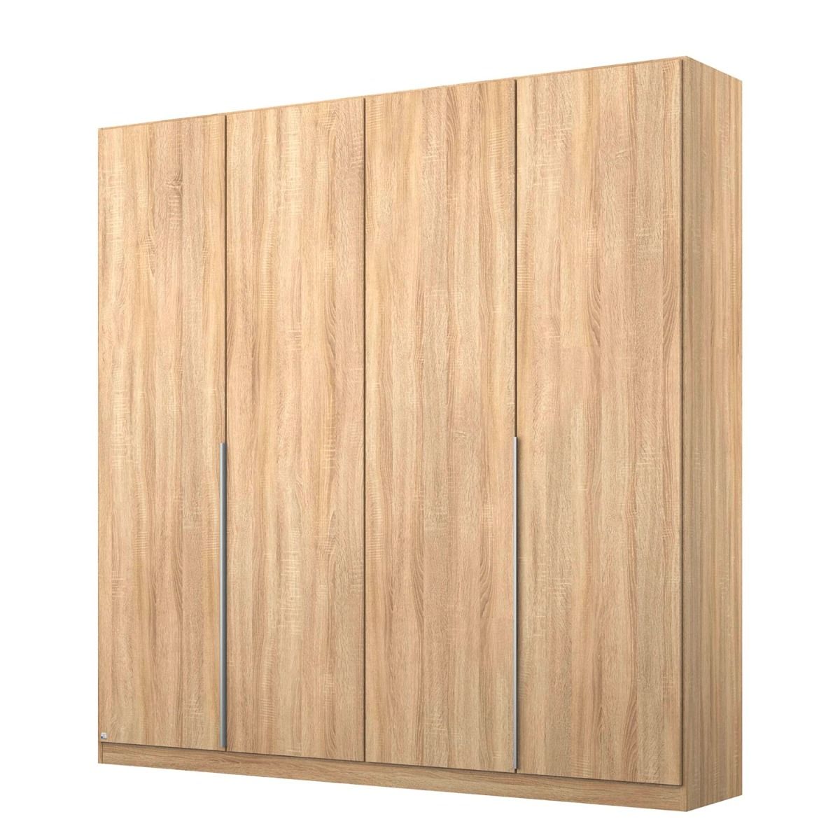 Oakwood Rauch Alabama Sonoma Oak 4 Door Hinged Wardrobe