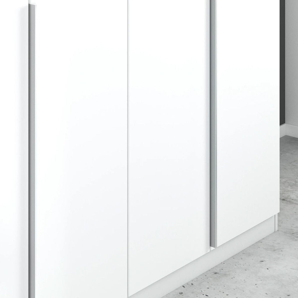 Oakwood Rauch Alabama Alpine White 4 Door Hinged Wardrobe