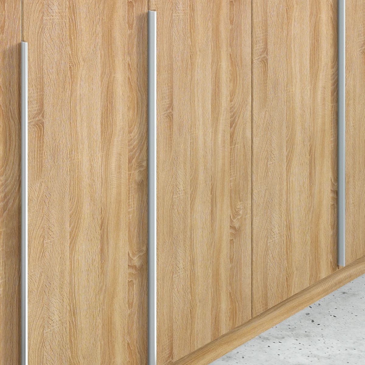 Oakwood Rauch Alabama Sonoma Oak 5 Door Hinged Wardrobe