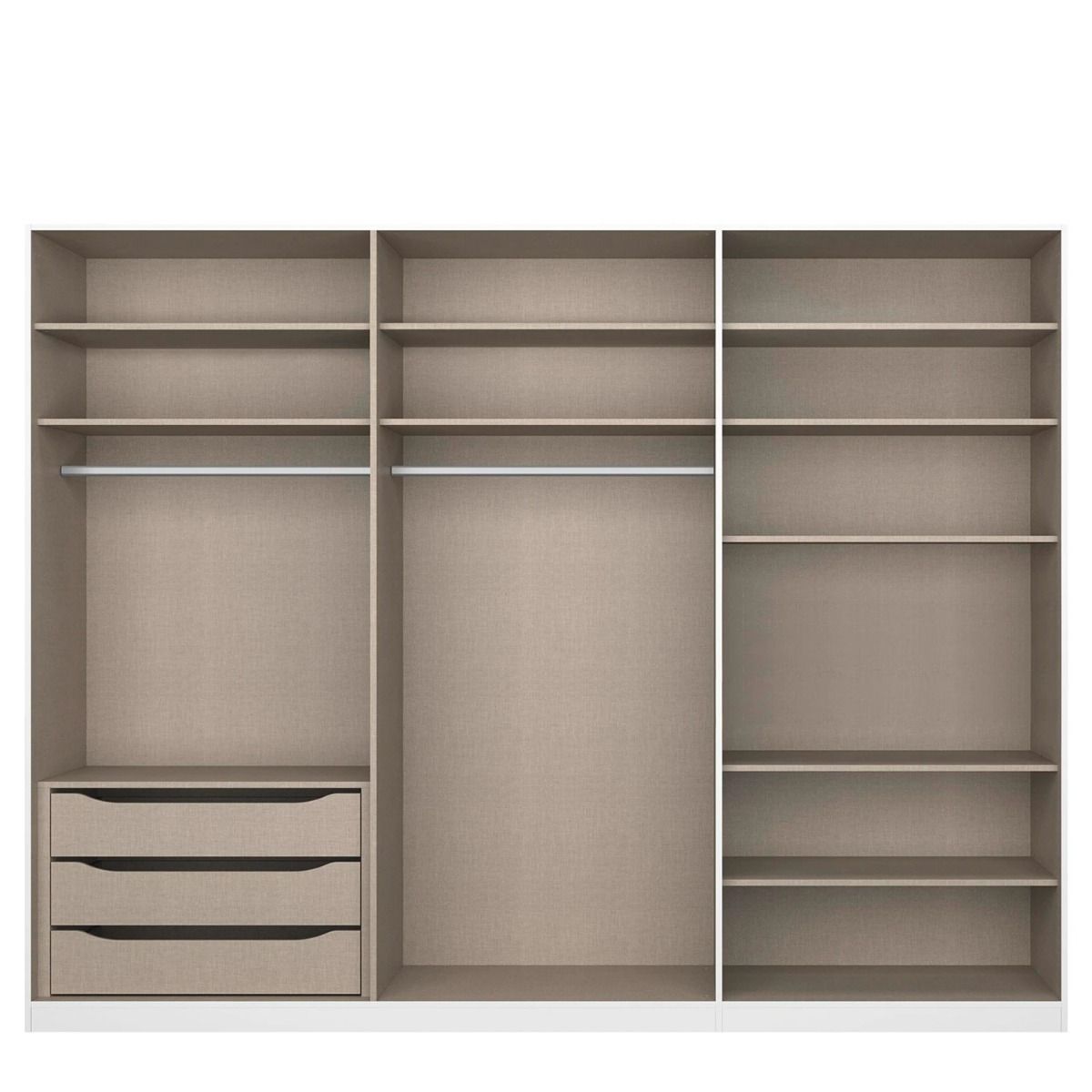Oakwood Rauch Alabama Sonoma Oak 6 Door Hinged Wardrobe
