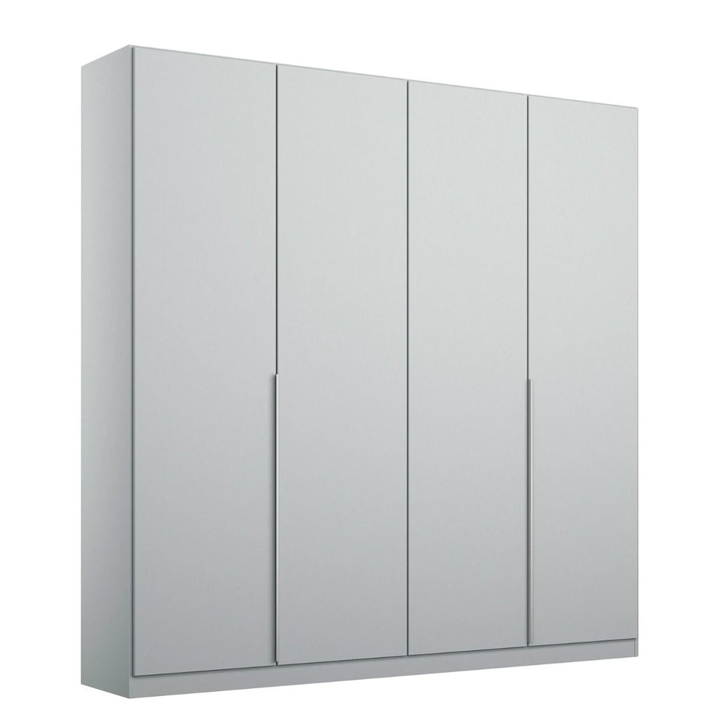 Oakwood Rauch Alabama Silk Grey 4 Door Hinged Wardrobe