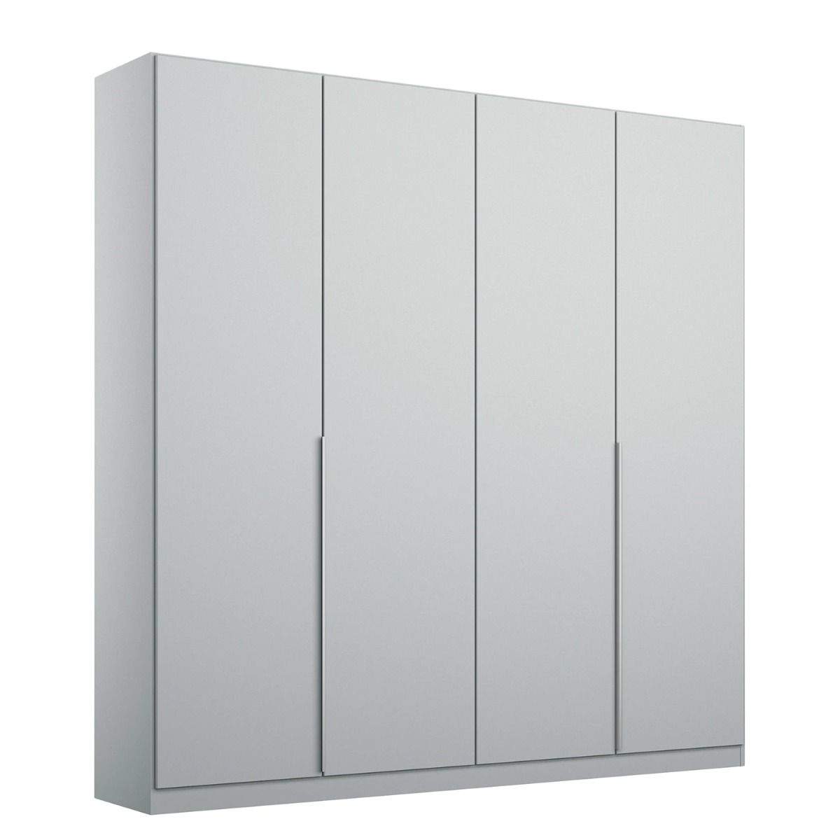Oakwood Rauch Alabama Silk Grey 4 Door Hinged Wardrobe