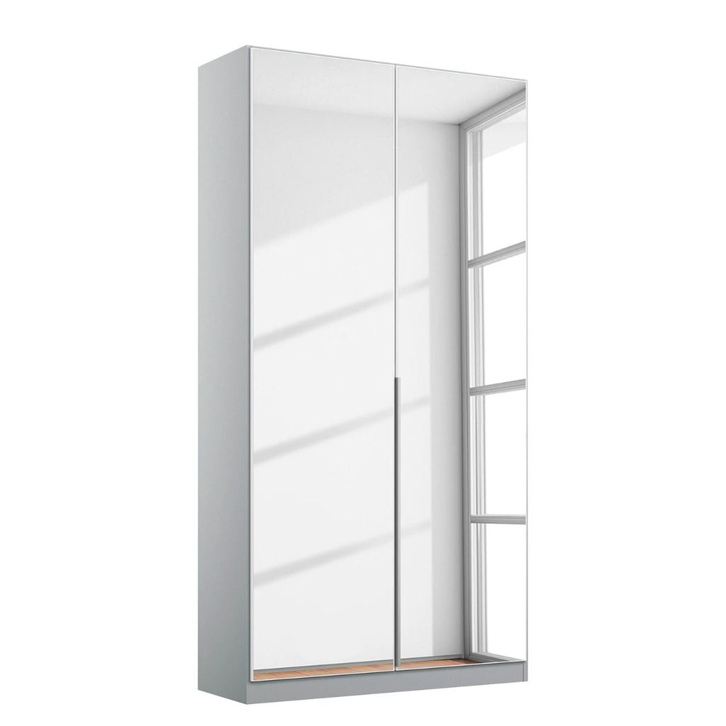 Oakwood Rauch Alabama Mirror 2 Door Hinged Wardrobe