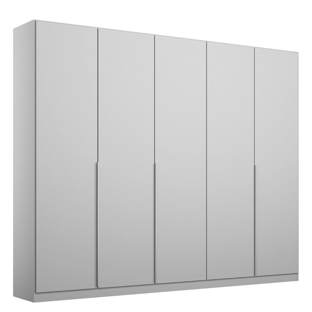 Oakwood Rauch Alabama Silk Grey 5 Door Hinged Wardrobe