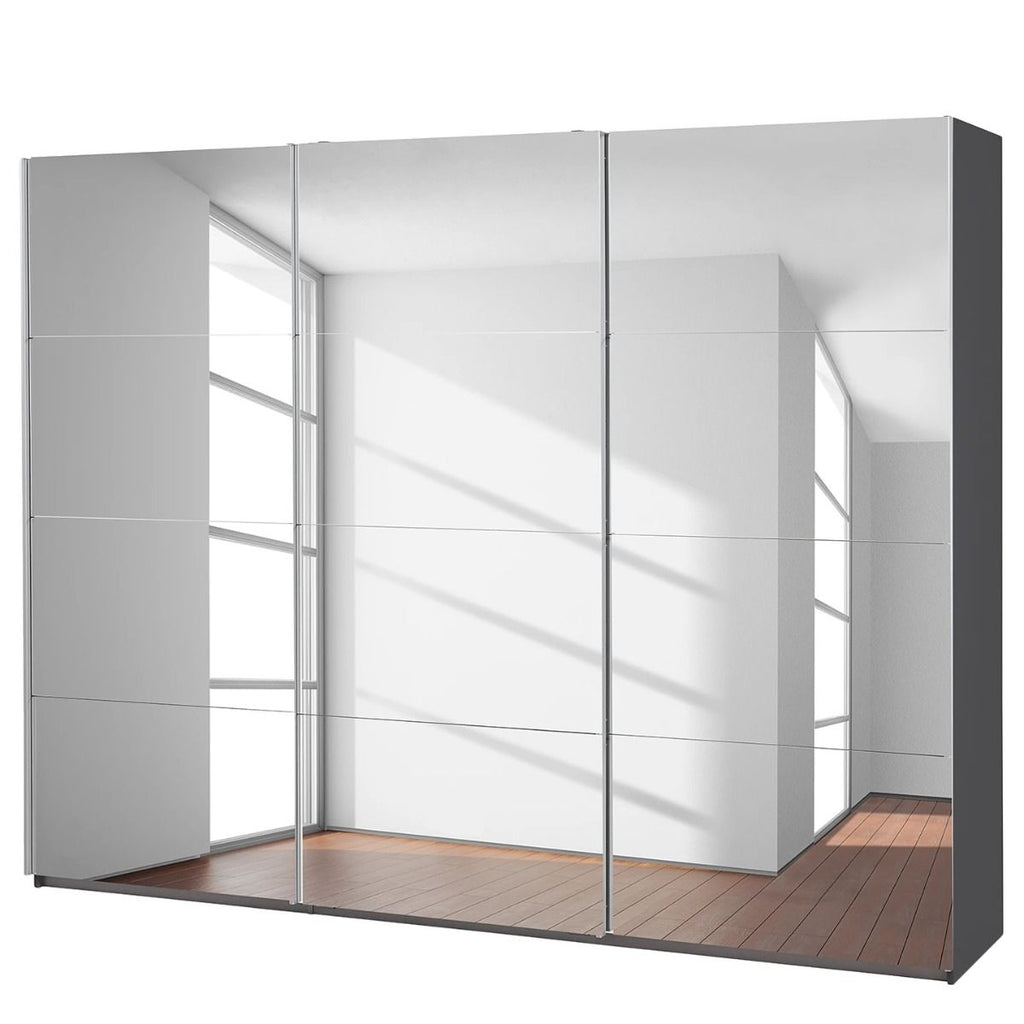Oakwood Rauch Quadra Full Mirrored 3 Sliding Door Wardrobe