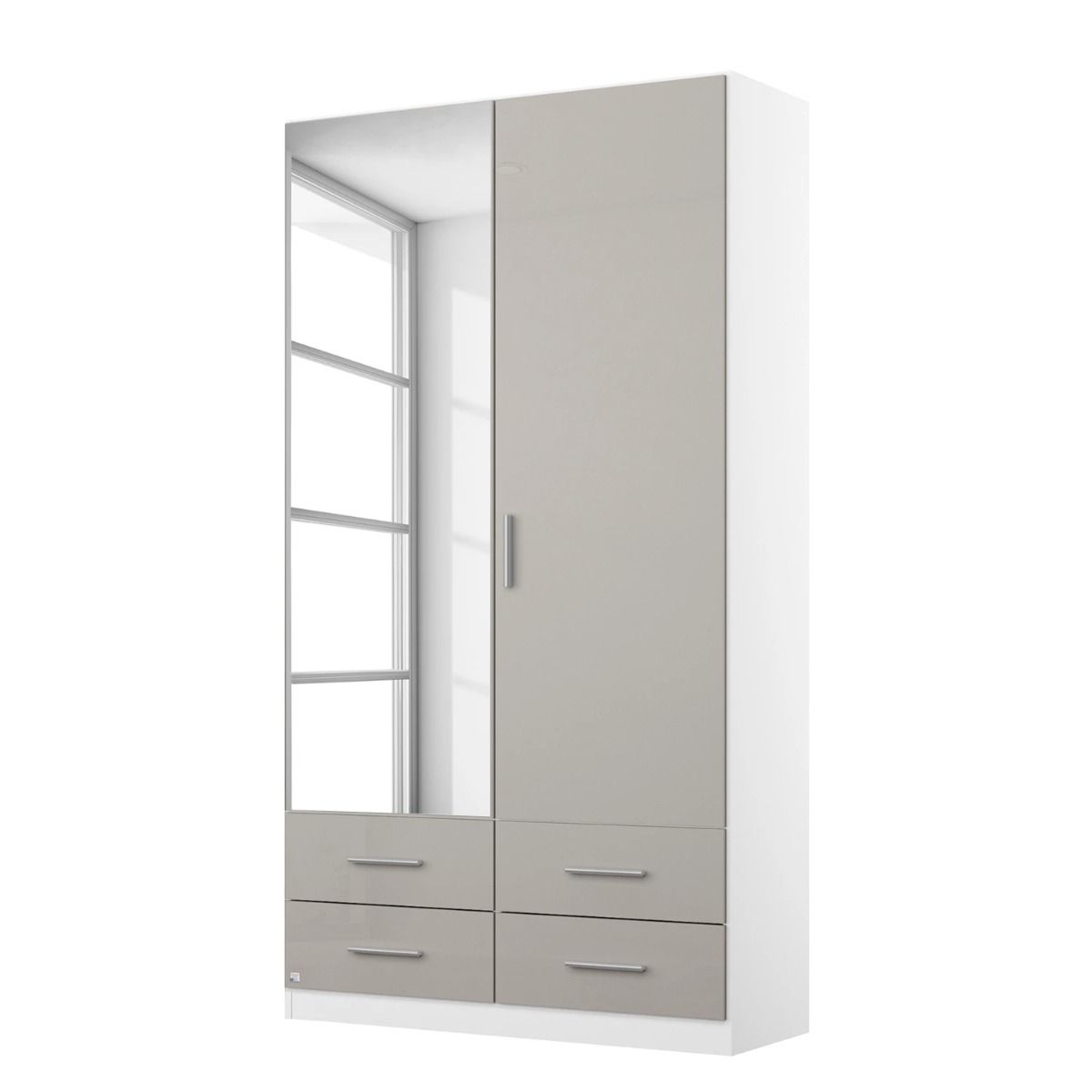 Oakwood Rauch Stuttgart 2 Door Hinged Combi Wardrobe