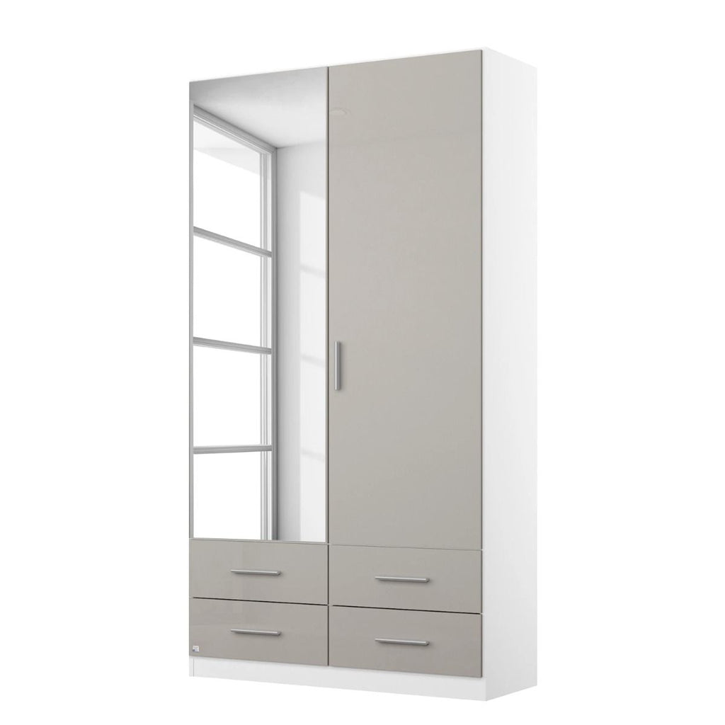 Oakwood Rauch Stuttgart Artisan Oak Light  2 Door Combi Wardrobe