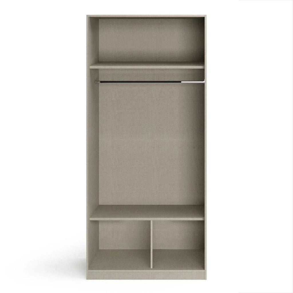 Oakwood Rauch Stuttgart 2 Door Hinged Combi Wardrobe