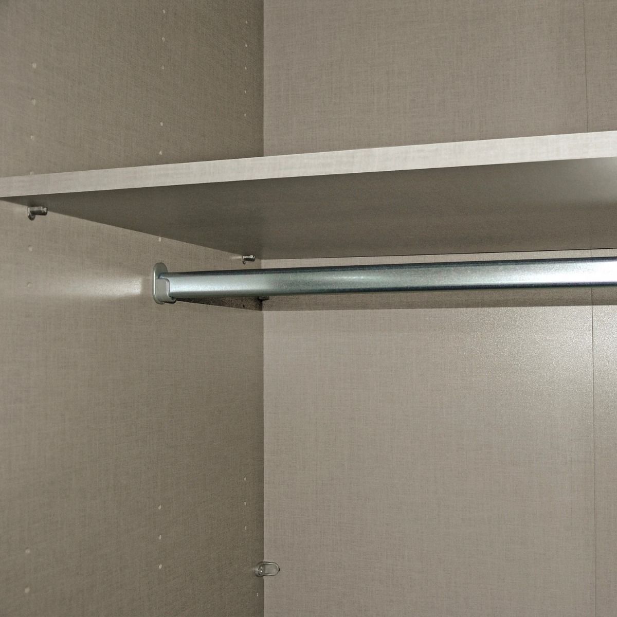 Oakwood Rauch Stuttgart Sliding Wardrobe Alpine White/High Polish White 181x197