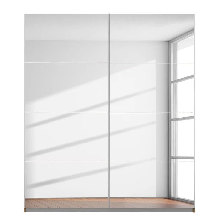 Oakwood Rauch Subito Full Mirror 2 Sliding Door Wardrobe