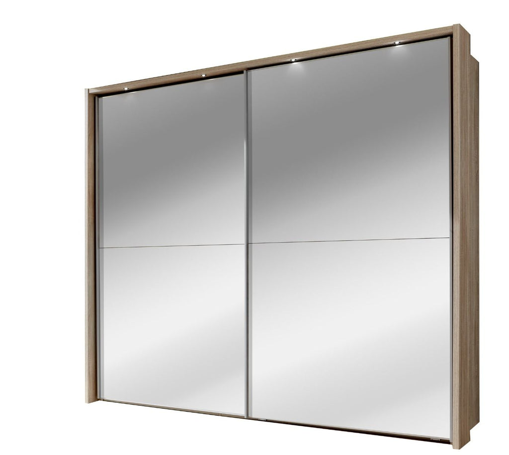 Oakwood Wiemann Berlin Full Mirror Sliding Door Wardrobe