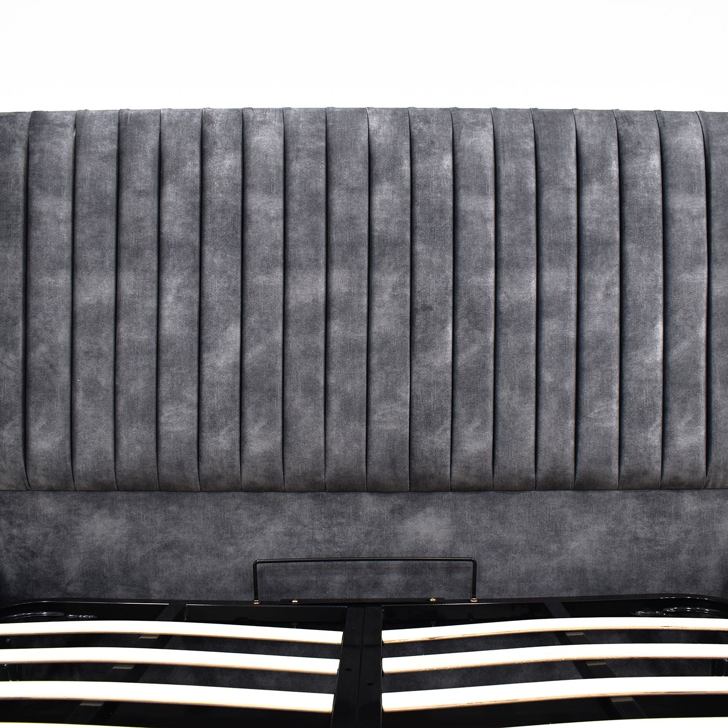 Oakwood Multiline Fabric Upholstered Bed Frame