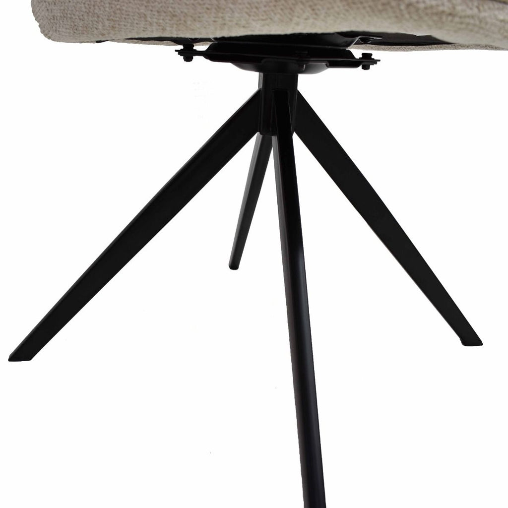 Oakwood 2x Harley Fabric Dining Chair - Dolphin