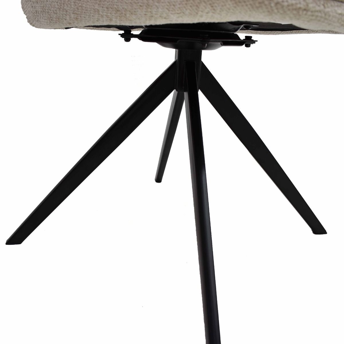 Oakwood 2x Harley Fabric Dining Chair - Dolphin