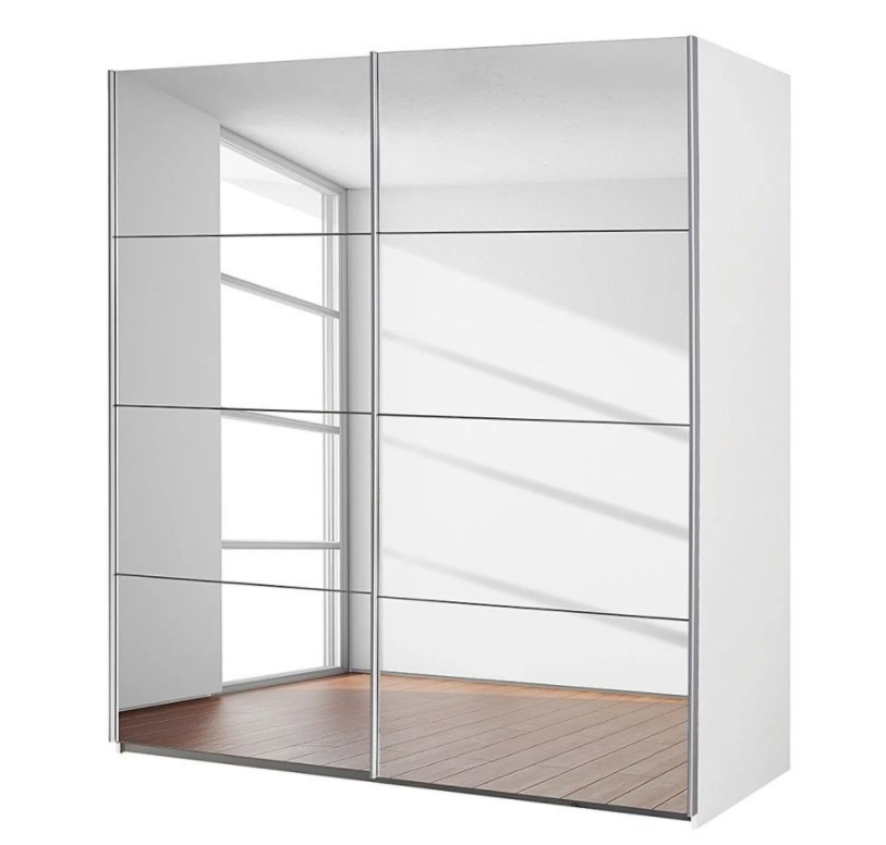 Oakwood Rauch Subito Full Mirror 2 Sliding Door Wardrobe