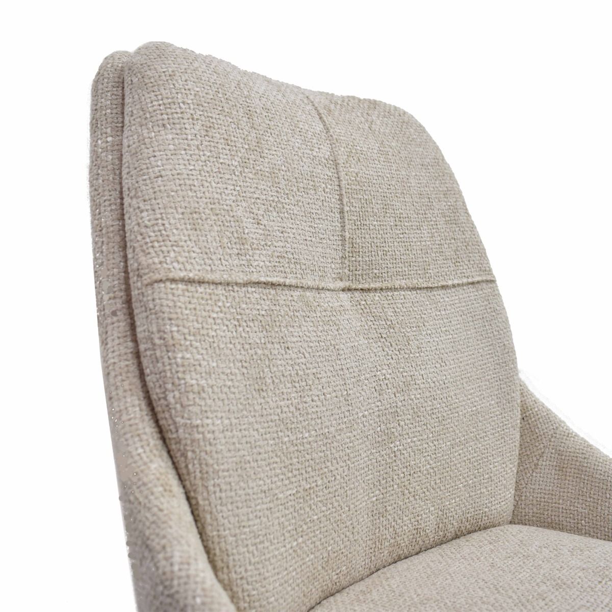 Oakwood 2x Harley Fabric Dining Chair - Dolphin