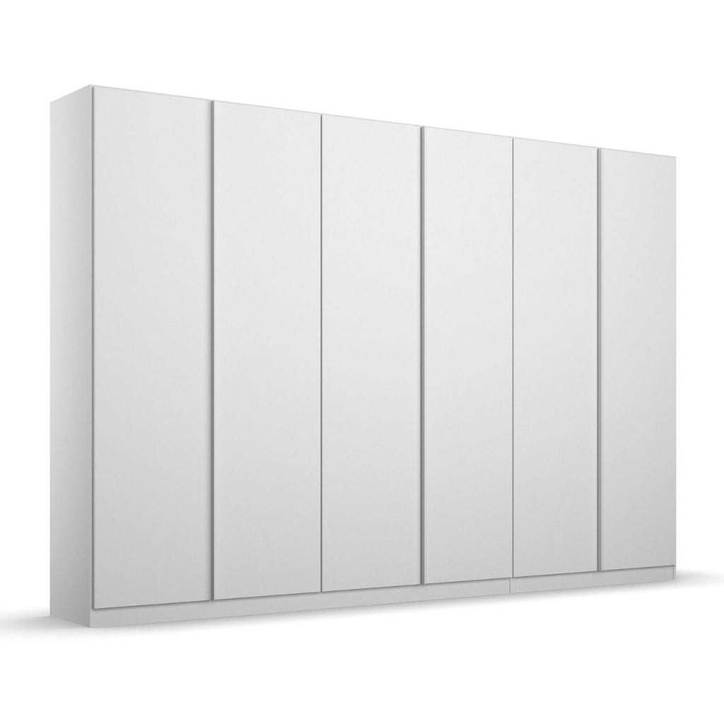 Oakwood Rauch Monostar White 6 Door Hinged Wardrobe W271CM