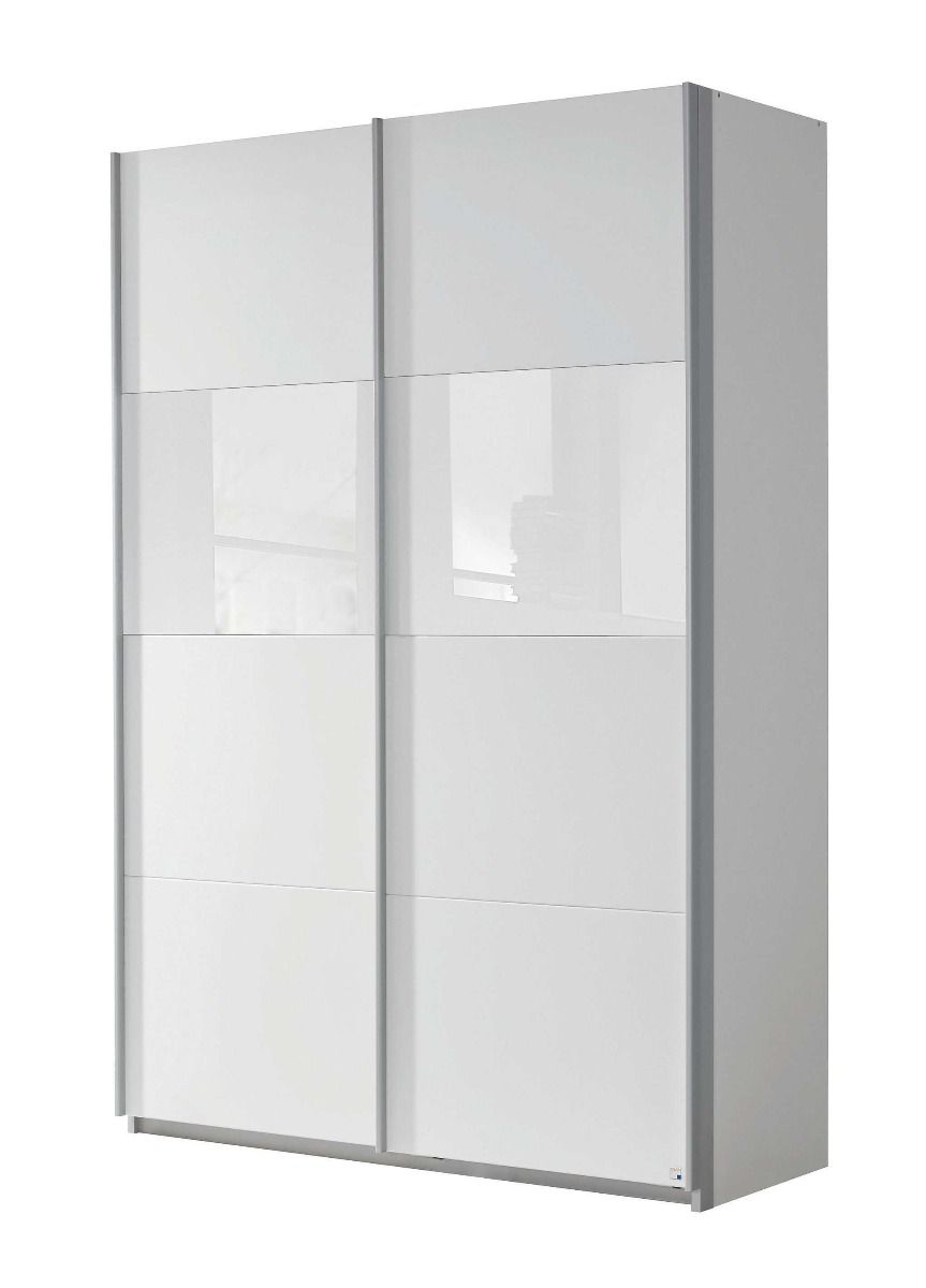 Oakwood Rauch Quadra Silk Grey 2 Gliding Door Wardrobe