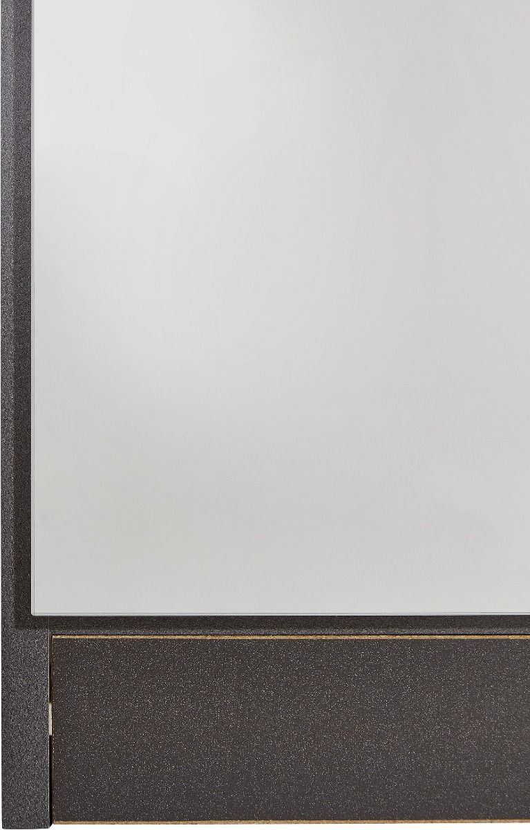 Oakwood Rauch Homburg Metallic Grey and High Gloss White 4 Door Extended Height Wardrobe